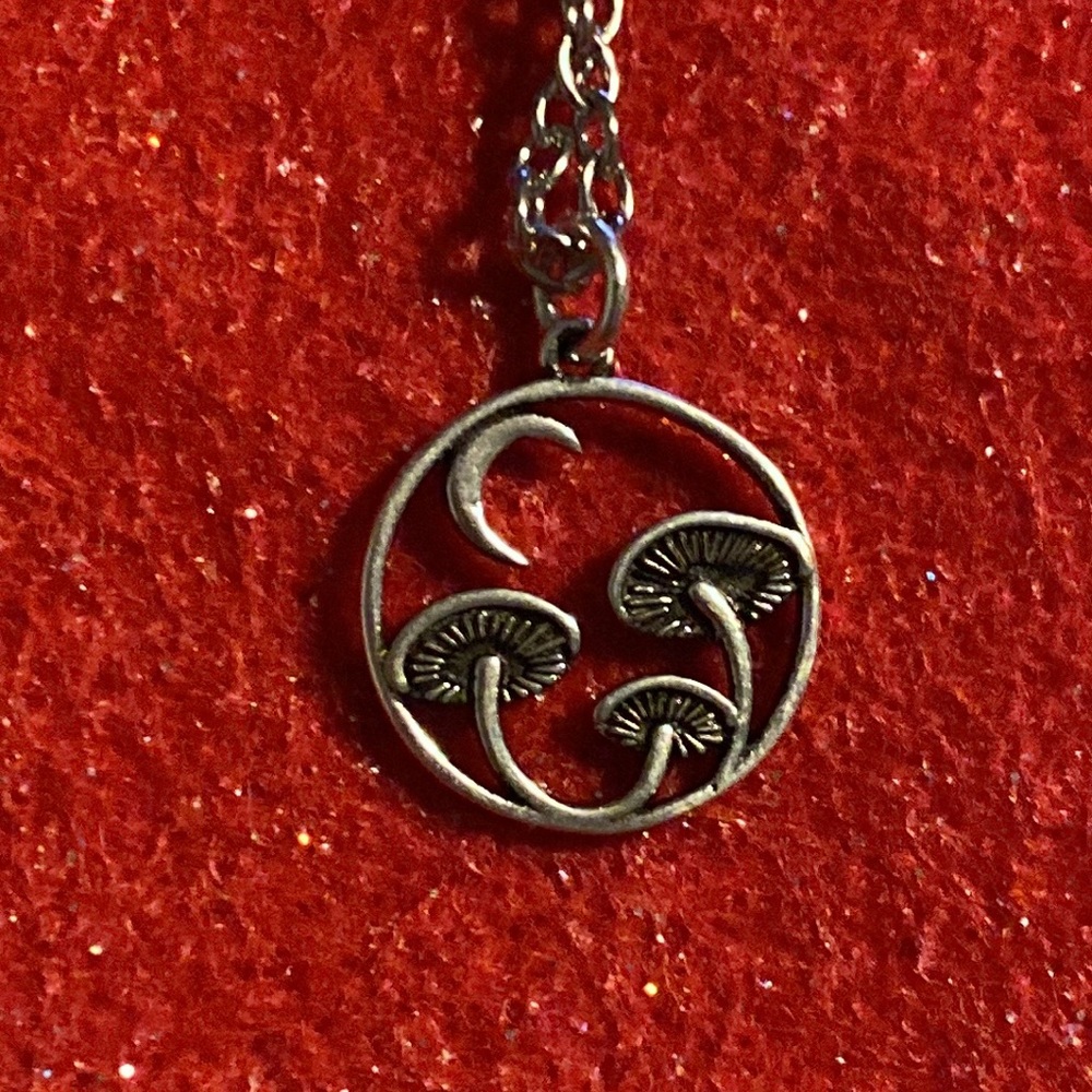Mushroom charm Necklace